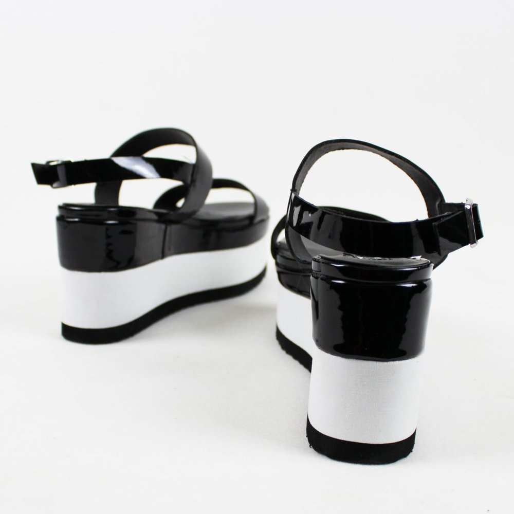 Forever 21 Monochrome Platform Sandals - Picture 6 of 16